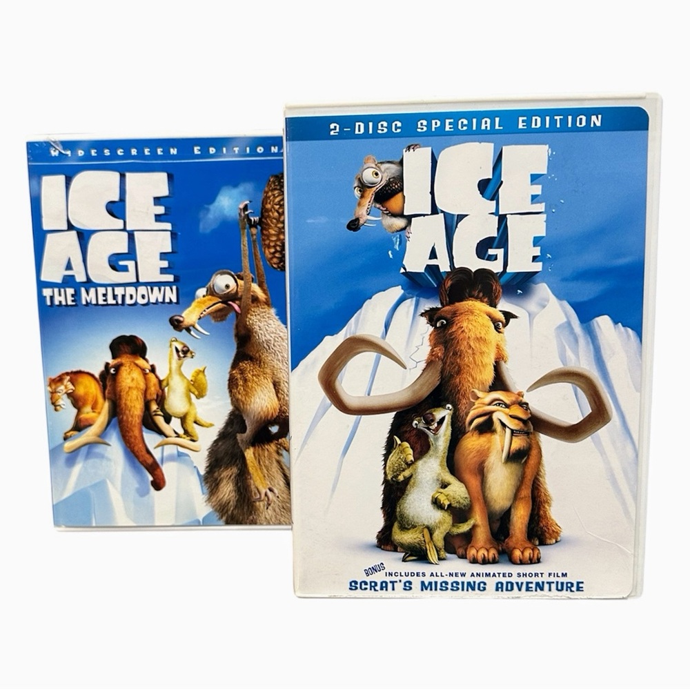 Ice Age 1 & 2 DVD Movie Lot - The Meltdown Widescreen & 2-Disc Special Edition - Picture 2 of 10